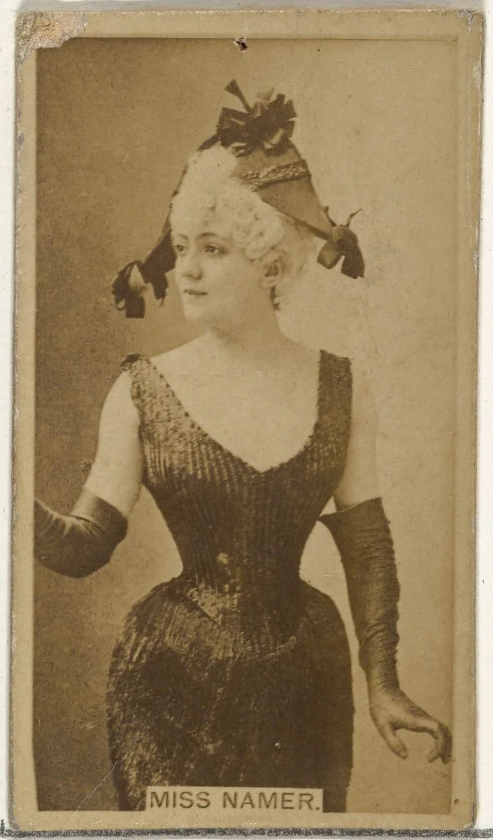 Miss Namer, from the Actors and Actresses series (N145-8) issued by Duke Sons & Co. to promote Duke Cigarettes — W. Duke, Sons & Co.|American Tobacco Company