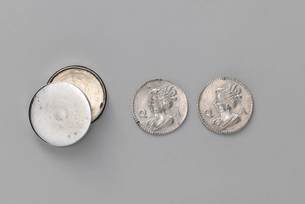 Two card counters in box with cover — Unknown