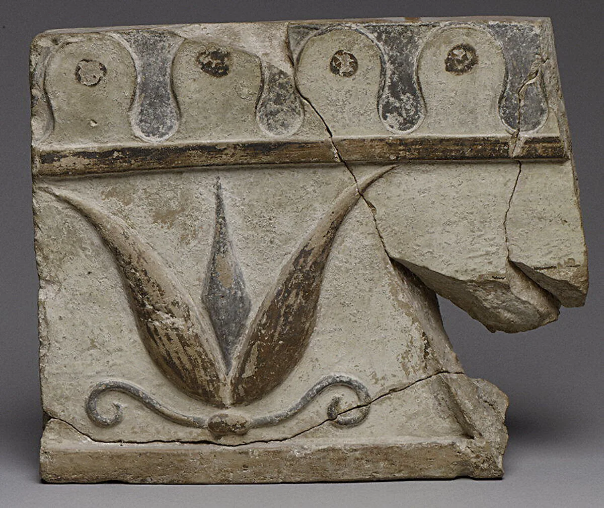 Terracotta architectural tile — Unknown