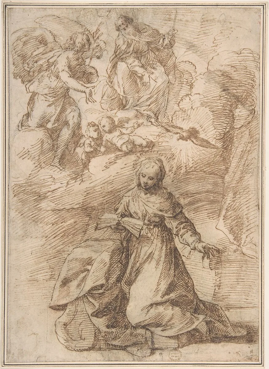 Annunciation — Anonymous, Italian, 17th century|Anonymous, Spanish, 17th century