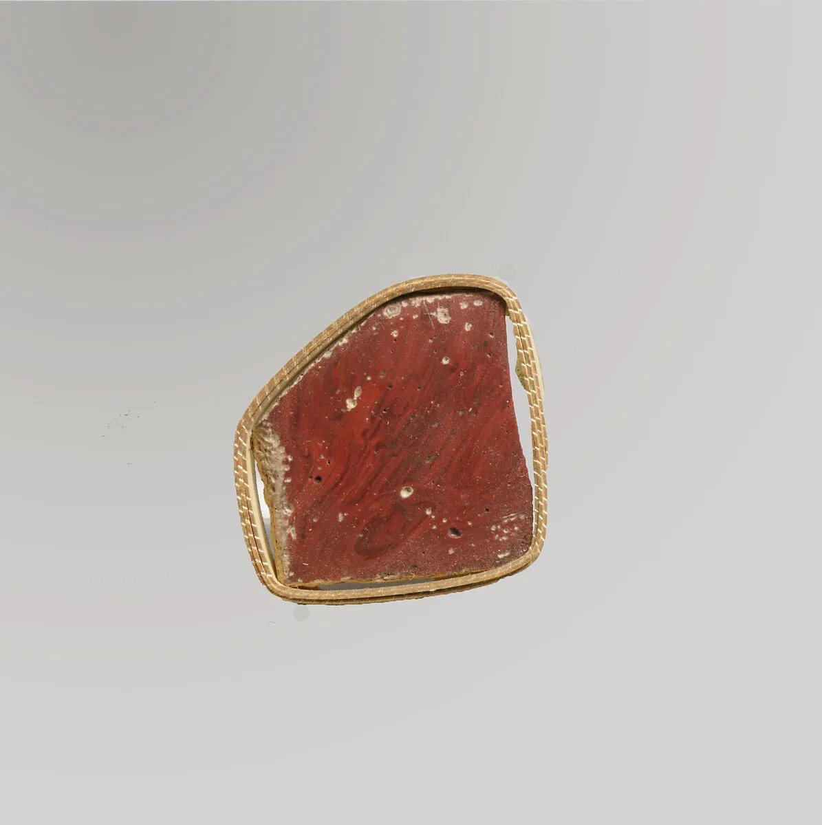 Glass mosaic inlay fragment — Unknown