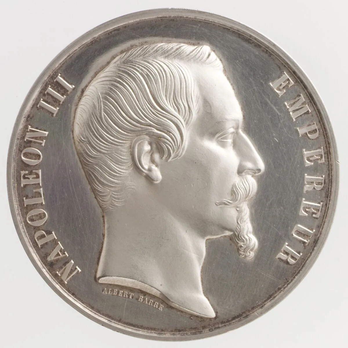 Medal of Napoleon III: Exposition Universelle of 1855 — Albert-Désiré Barre