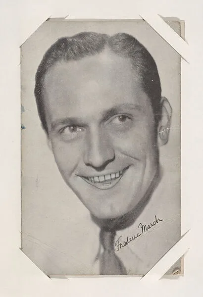 Fredric March from Movie Stars Exhibit Cards series (W401) — Unknown