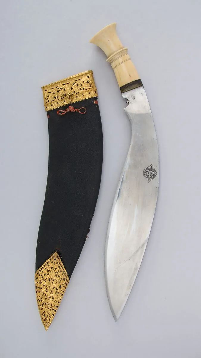 Knife (Kukri) with Sheath — Unknown
