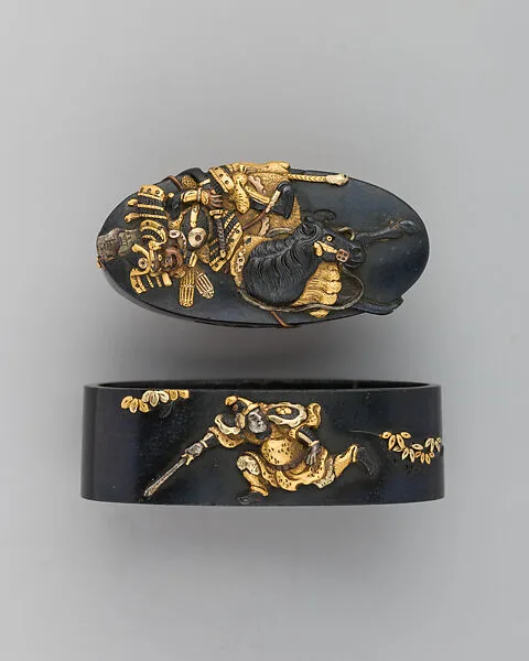 Sword-Hilt Collar and Pommel (Fuchigashira) — Unknown