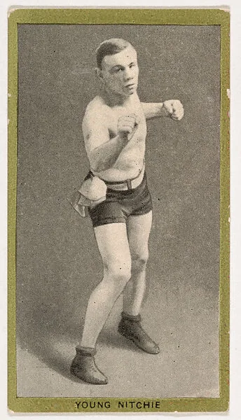 Young Nitchie, from the Pugilistic Subjects series (T226), issued by Red Sun Cigarettes — Red Sun Cigarettes