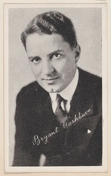 Bryant Washburn from Kromo Gravure "Leading Moving Picture Stars" (W623) — Kromo Gravure Photo Company, Detroit, Michigan