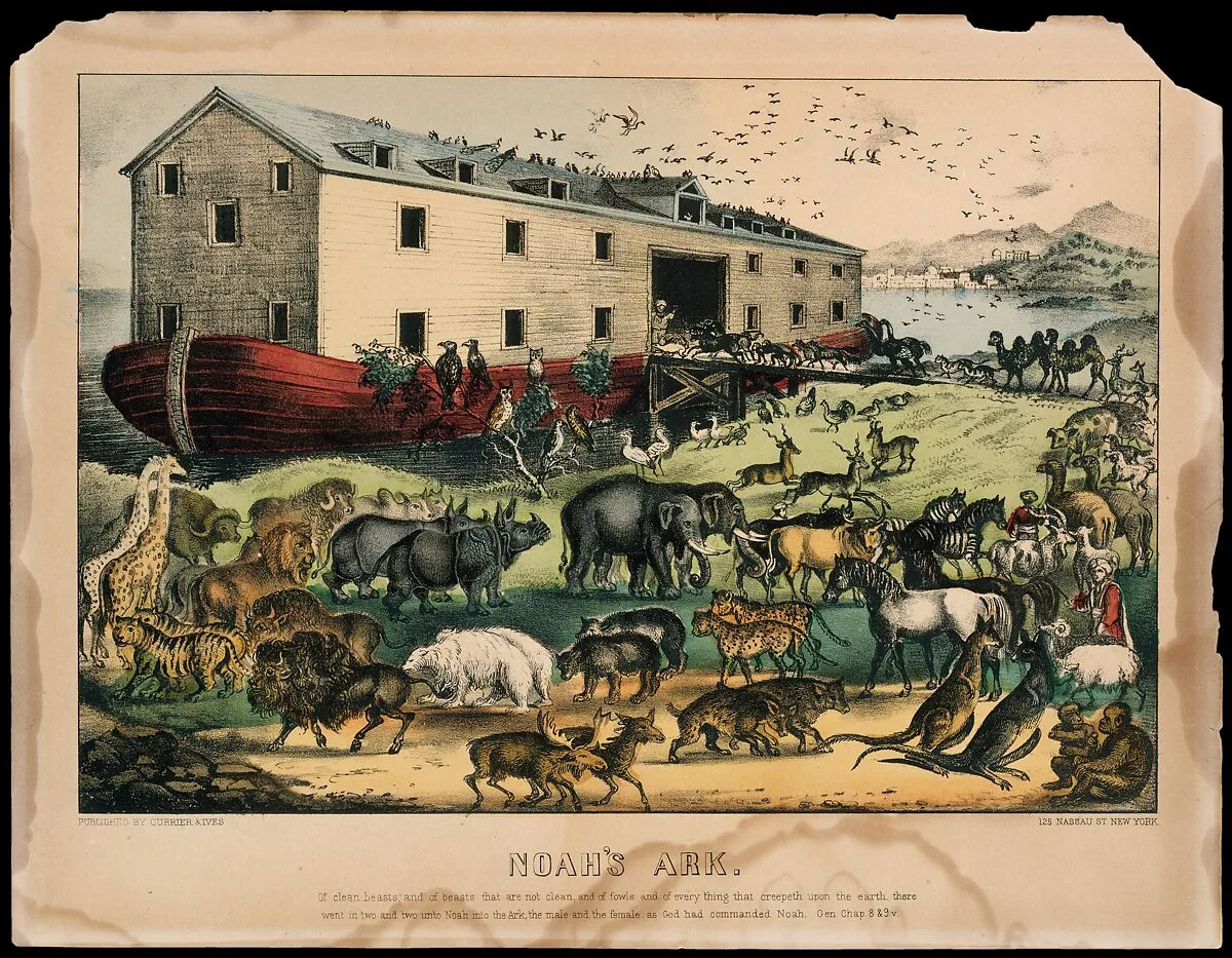 Noah's Ark — Currier & Ives
