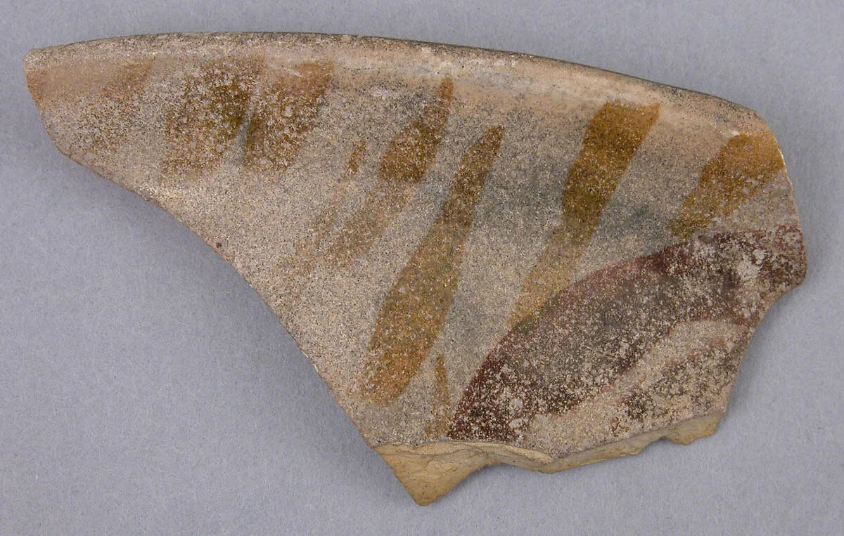 Fragment of a Two-Colored Luster-Painted Bowl — Unknown