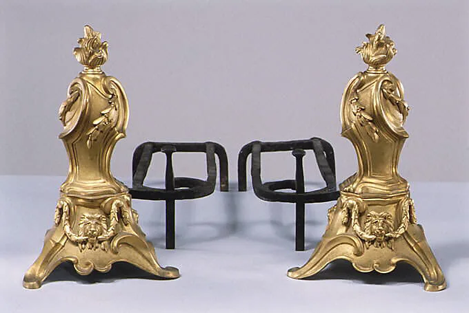 Pair of andirons — Unknown