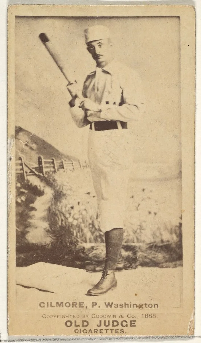 Frank T. Gilmore, Pitcher, Washington Nationals, from the Old Judge series (N172) for Old Judge Cigarettes — Goodwin & Company
