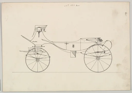 Design for Vis-à-vis/ Barouche, no. 838a