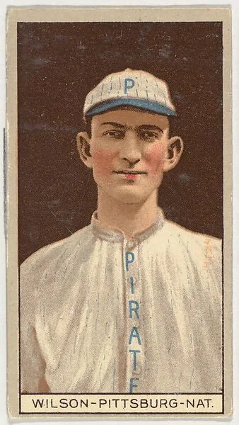 Owen Wilson, Pittsburgh, National League, from the Brown Background series (T207) for the American Tobacco Company — American Tobacco Company