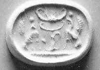 Stamp seal (scarab) with monsters