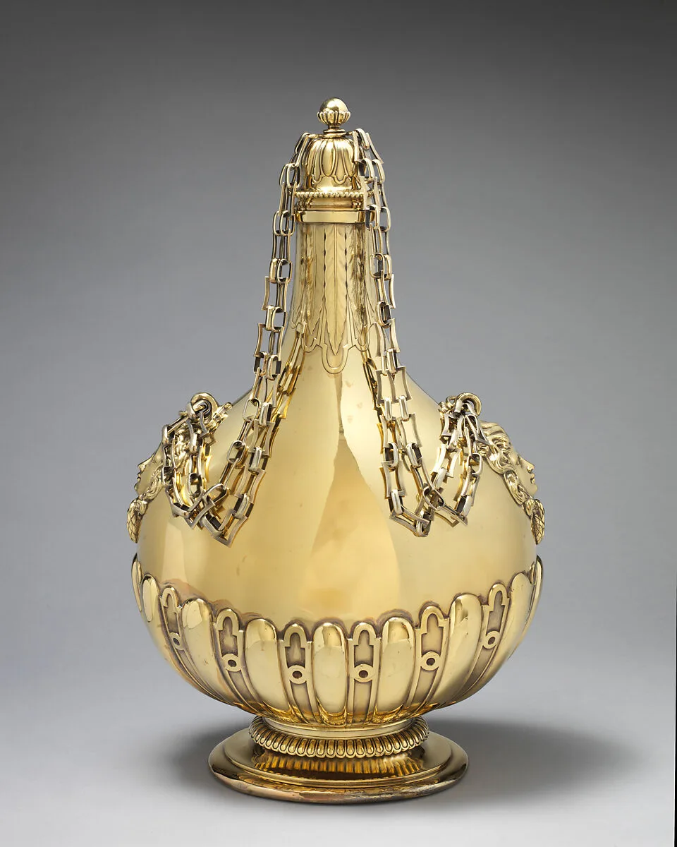 Pilgrim Bottle (one of a pair) — Robert Garrard II