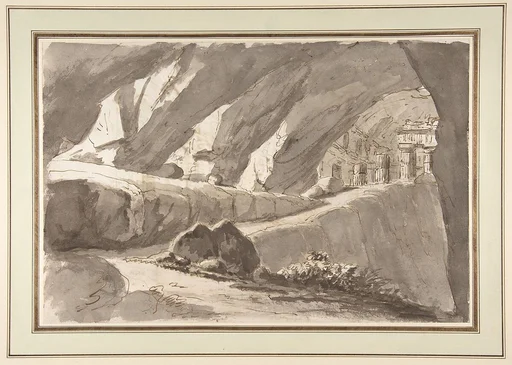 Design for a Stage Set (recto); Architectural Design (verso)