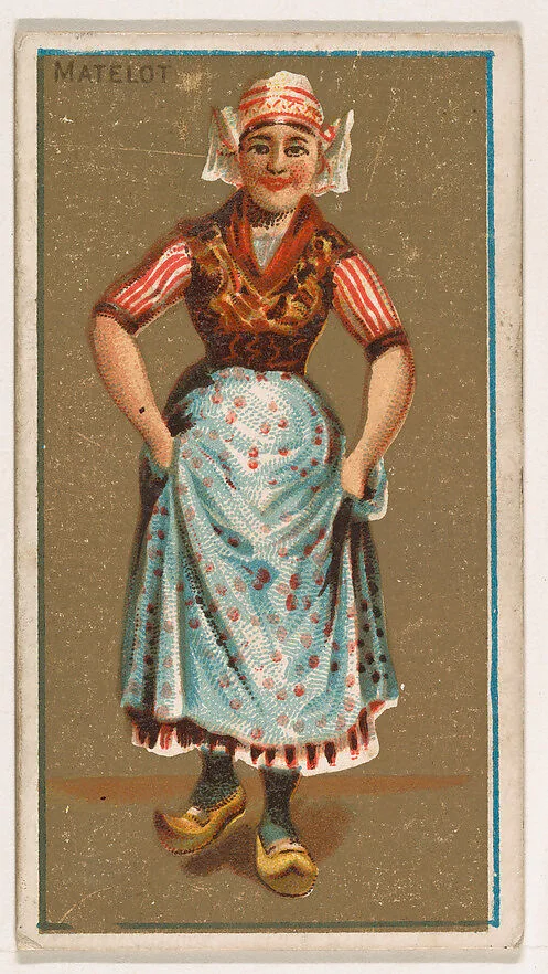 Matelot, from National Dances (N225, Type 1) issued by Kinney Bros. — Kinney Brothers Tobacco Company