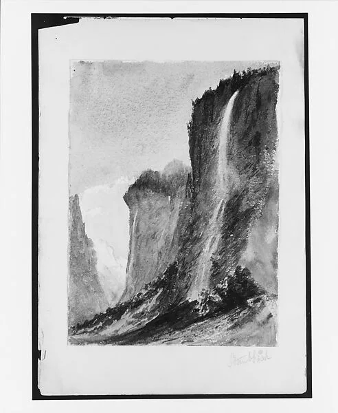 Staubbach Falls (from "Splendid Mountain Watercolours" Sketchbook) — John Singer Sargent