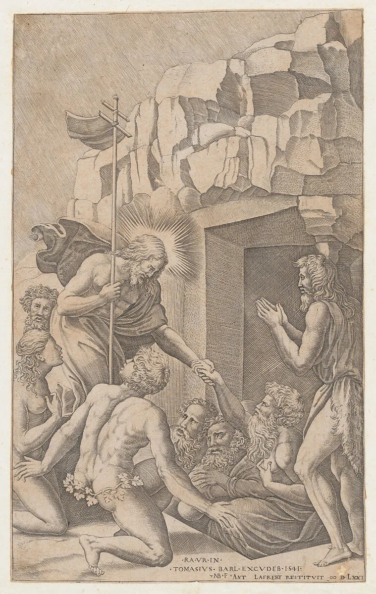 Christ in Limbo, after Raphael — Tommaso Barlacchi|Raphael (Raffaello Sanzio or Santi)|Nicolas Beatrizet