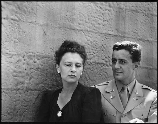 [Unidentified Couple on Roof of 441 East 92nd Street Apartment Building?, New York City]