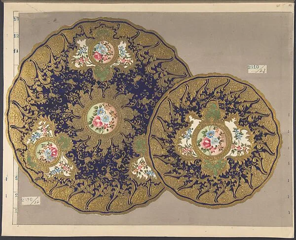 European porcelain designs in Japanese style — Unknown