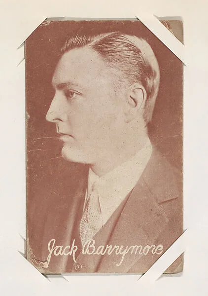 Jack Barrymore from Movie Stars Exhibit Cards series (W401) — Unknown