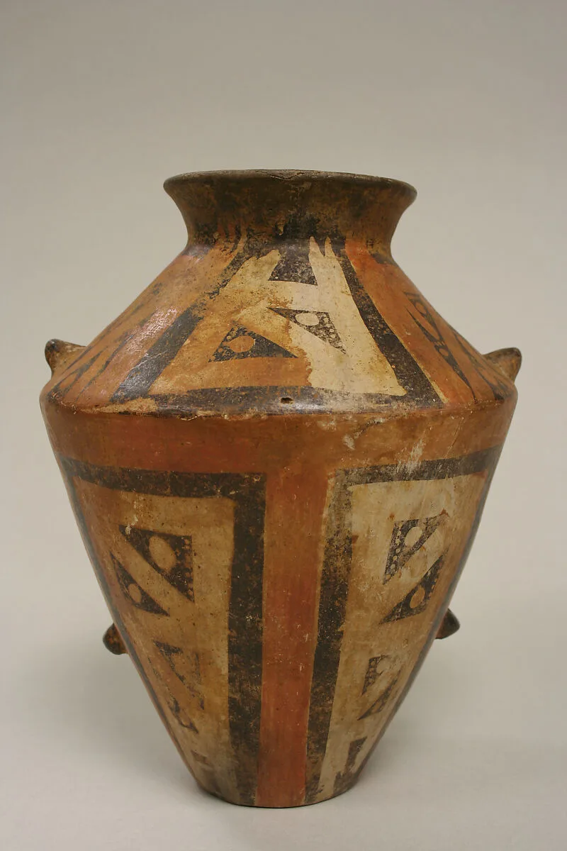 Jar, Geometric Pattern — Unknown