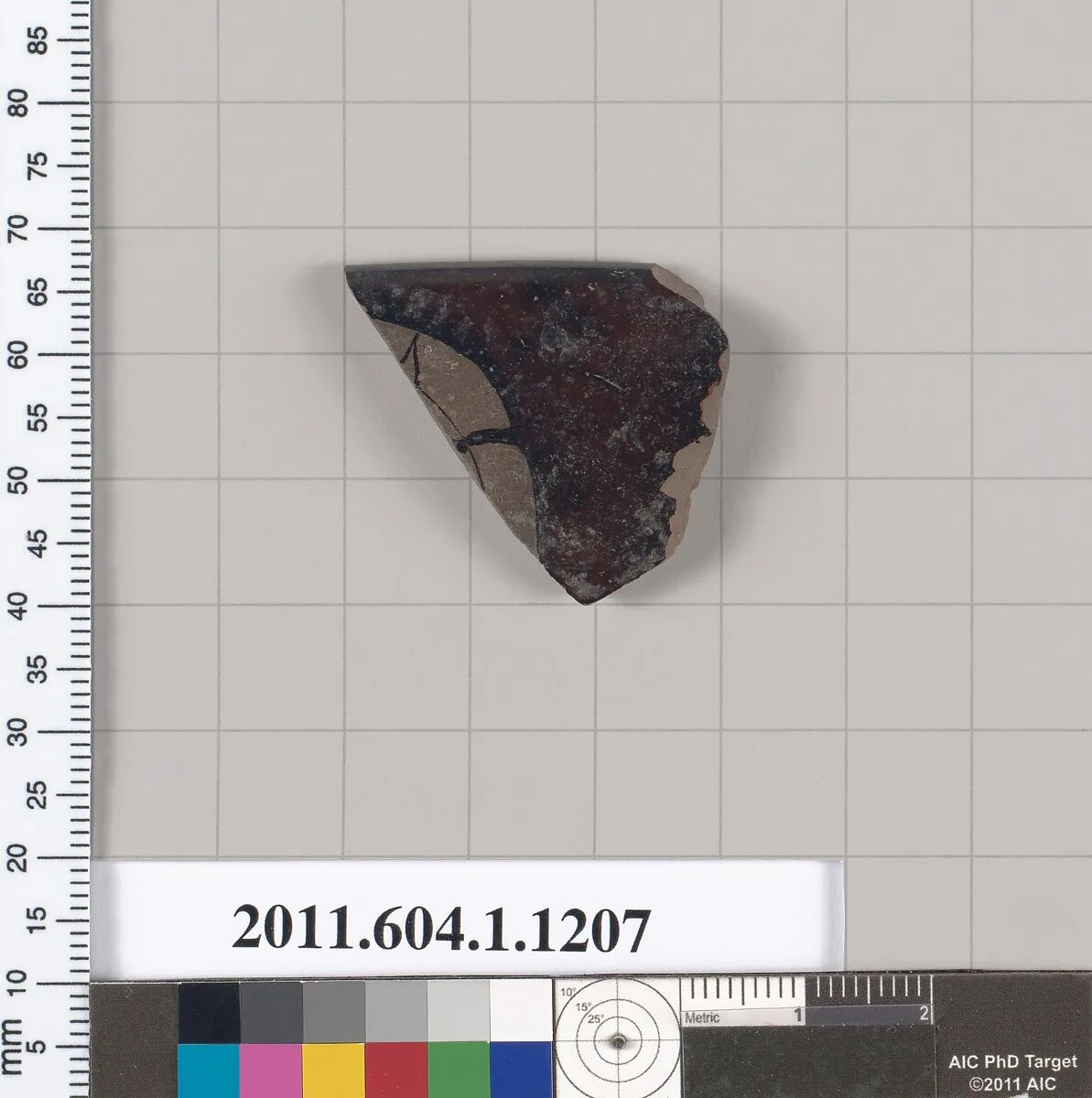 Terracotta rim fragment of a kylix (drinking cup) — Unknown