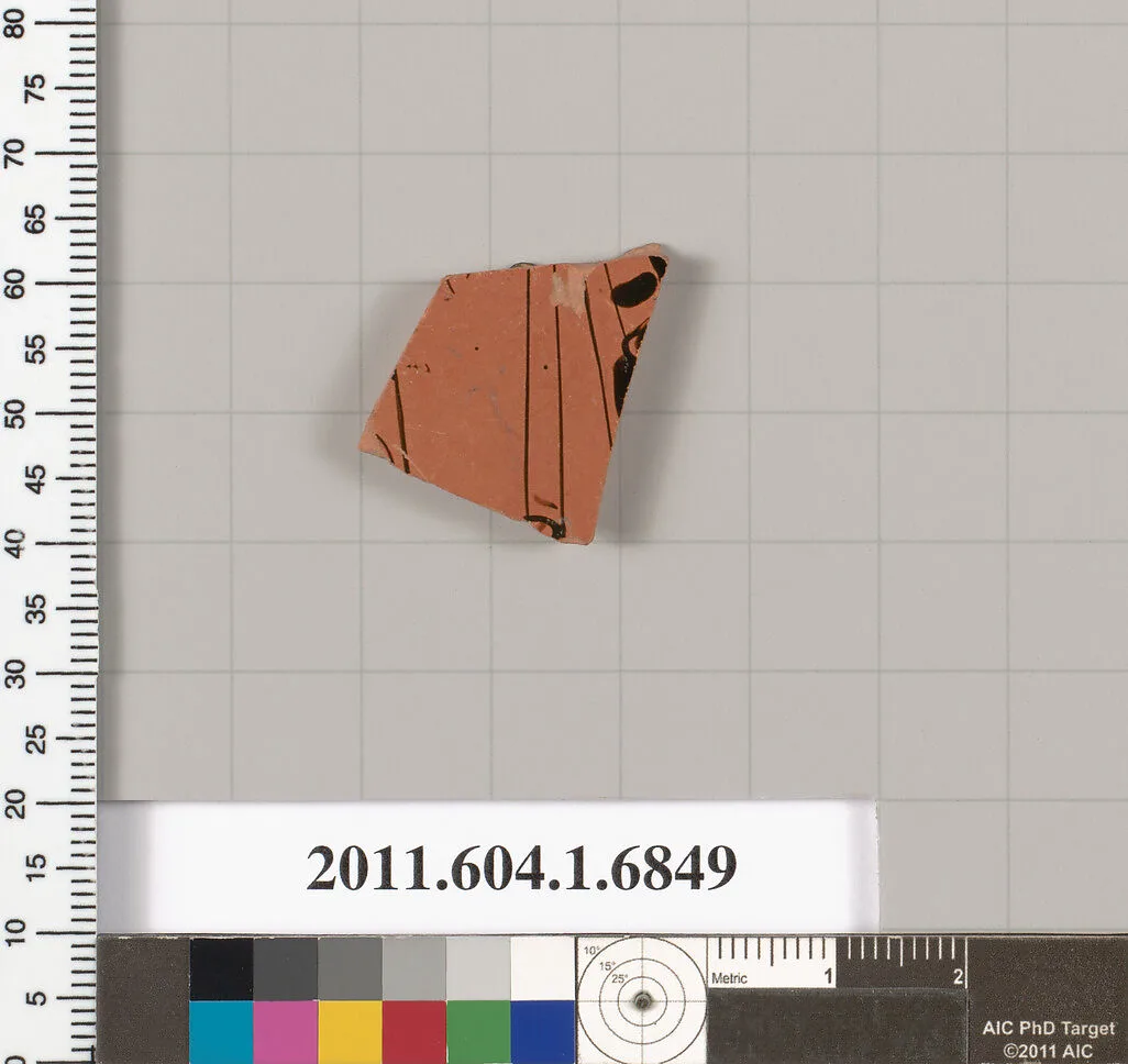 Terracotta fragment of a kylix (drinking cup) — Unknown
