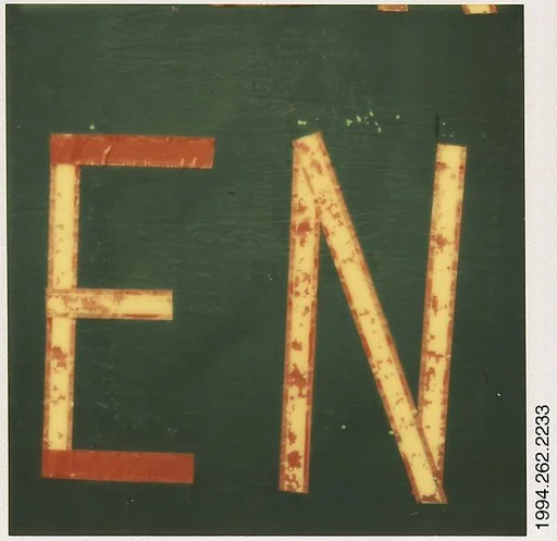 [Detail of Sign: "EN", Destin, Florida]