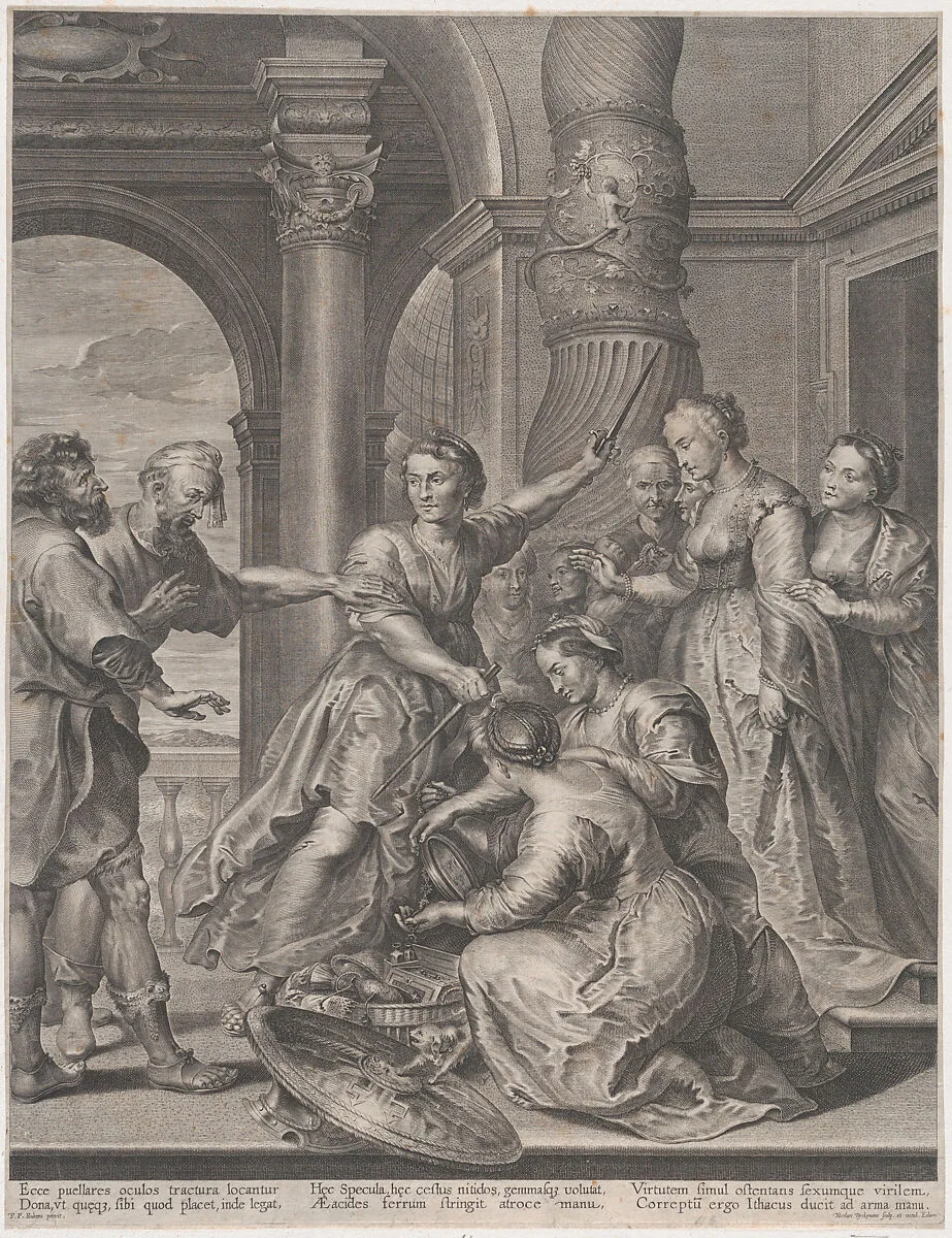 Achilles and the daughters of Lycomedes — Peter Paul Rubens|Nicolaes Ryckmans