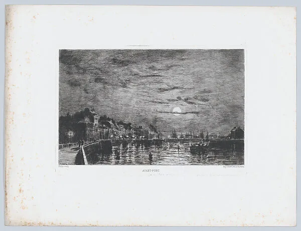 Outer-Port, from "L'Artiste" — Imprimerie Cadart et Luce|Auguste Ballin|L'Artiste