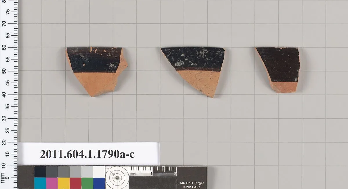 Terracotta rim fragments of kylikes(drinking cups) — Unknown