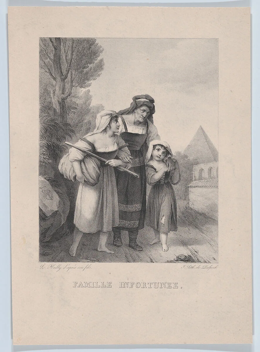 The Ill-Fated Family — Louis Léopold Boilly|Jules Boilly|Delpech