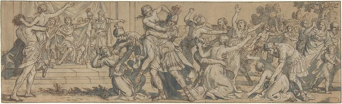 The Rape of the Sabines — Giacinto Gimignani