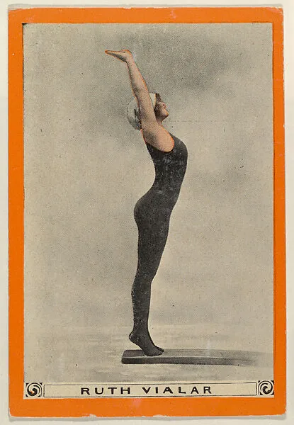 Ruth Vialar, No. 91, Methods of Rescue, from the Champion Women Swimmers series (T221), issued by Pan Handle Scrap — Pan Handle Scrap Company