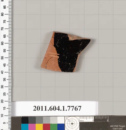 Terracotta fragment of a kylix (drinking cup)