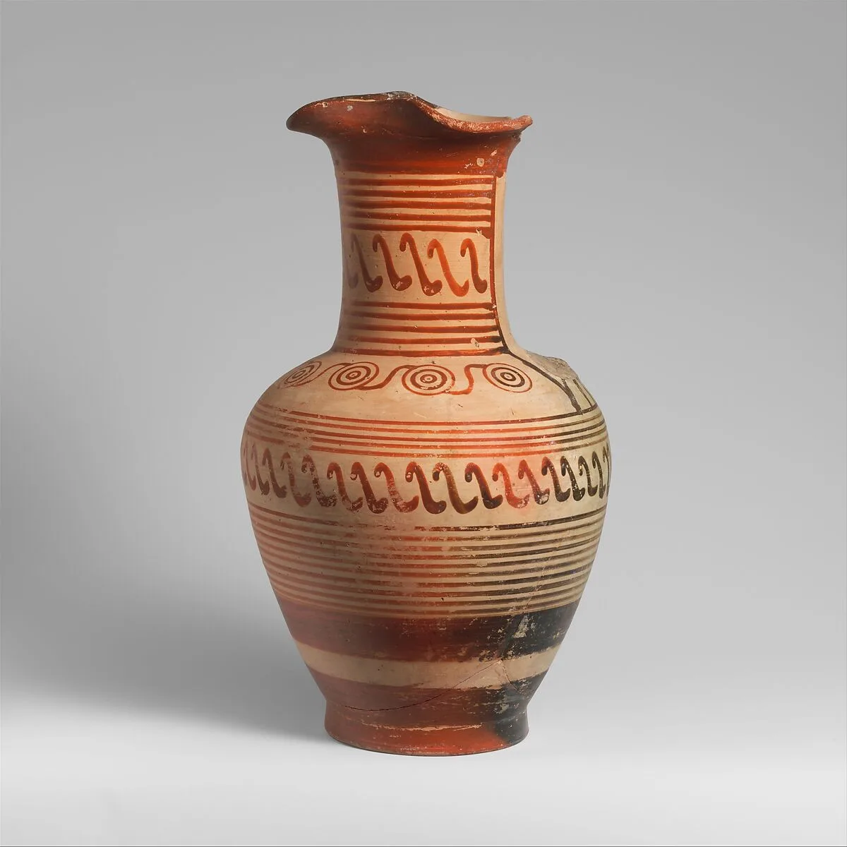 Terracotta oinochoe (jug) — Unknown