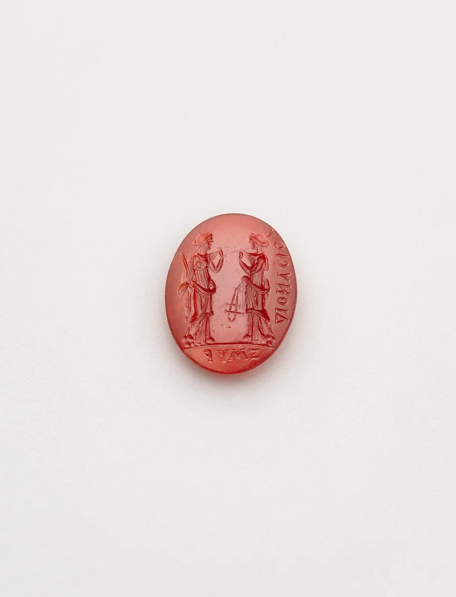 Carnelian ring stone — Unknown
