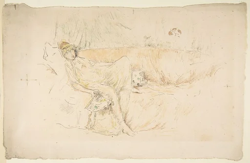 Draped Figure Reclining