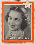 Olivia de Havilland, A Warner Bros. Star, trade card (W500) — Unknown
