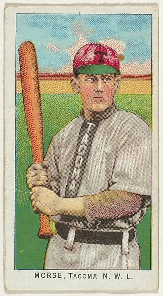 Morse, Tacoma, Northwestern League, from the "Obak Baseball Players" set (T212), issued by the American Tobacco Company to promote Obak Mouthpiece Cigarettes — American Tobacco Company