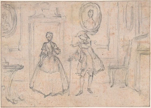 Study for an Engraving of "Songs in the Opera of Flora"