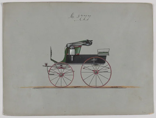 Design for Stanhope Phaeton, no. 3777