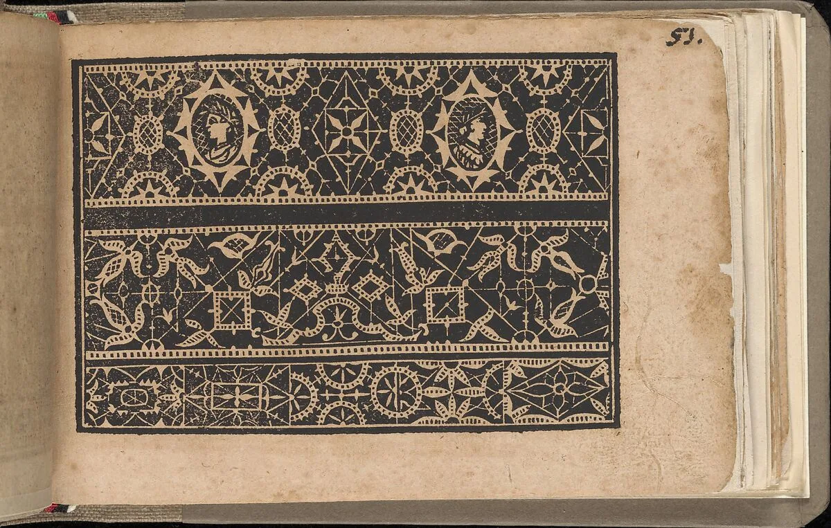 Schön newes Modelbuch (Page 51r) — Sigismundus Latomus