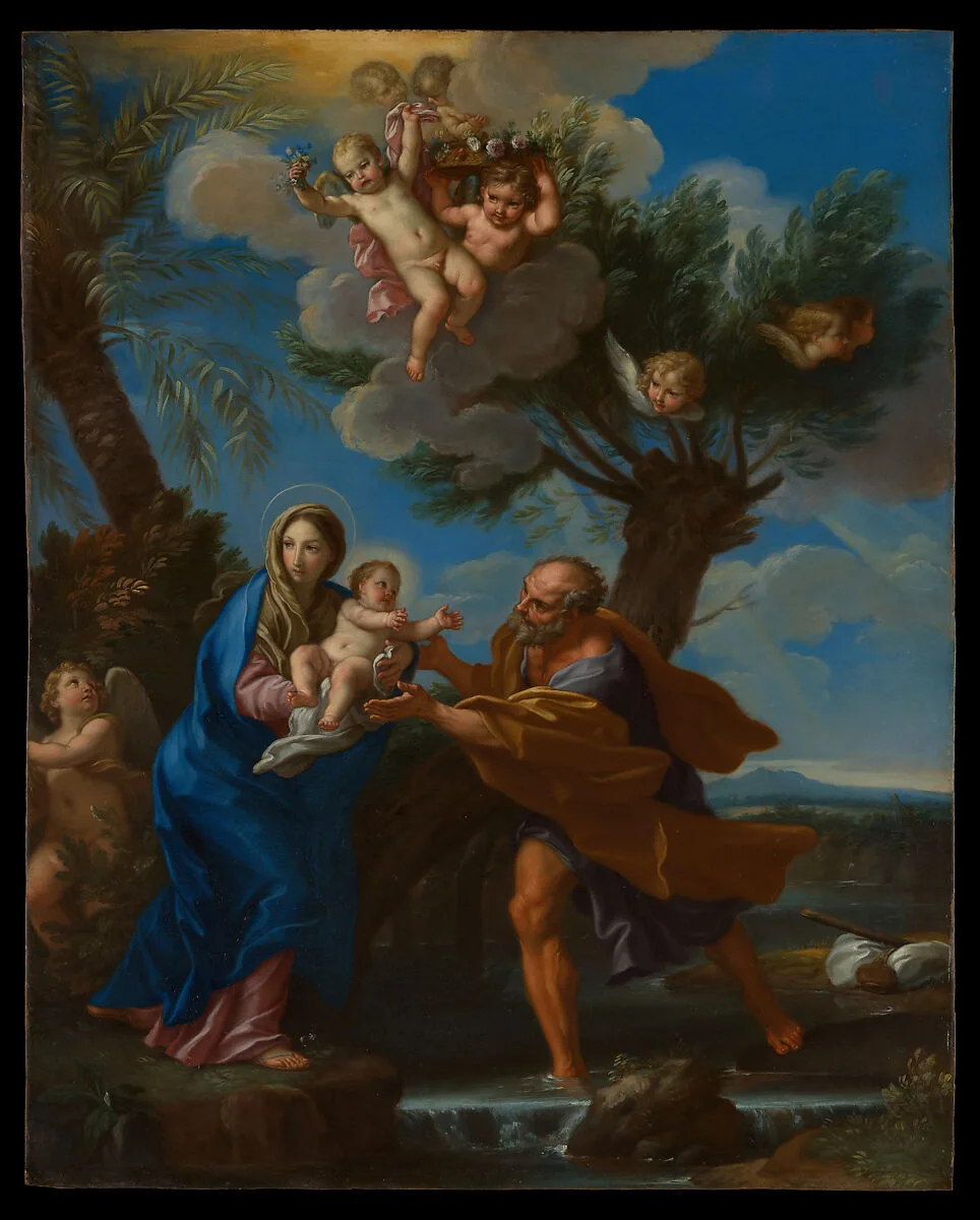 The Flight into Egypt — Carlo Maratti