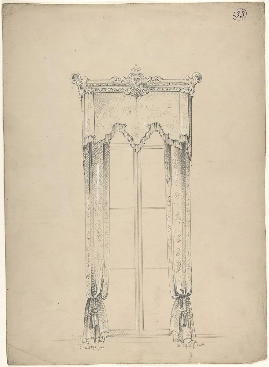 Design for Curtains — Charles Hindley and Sons