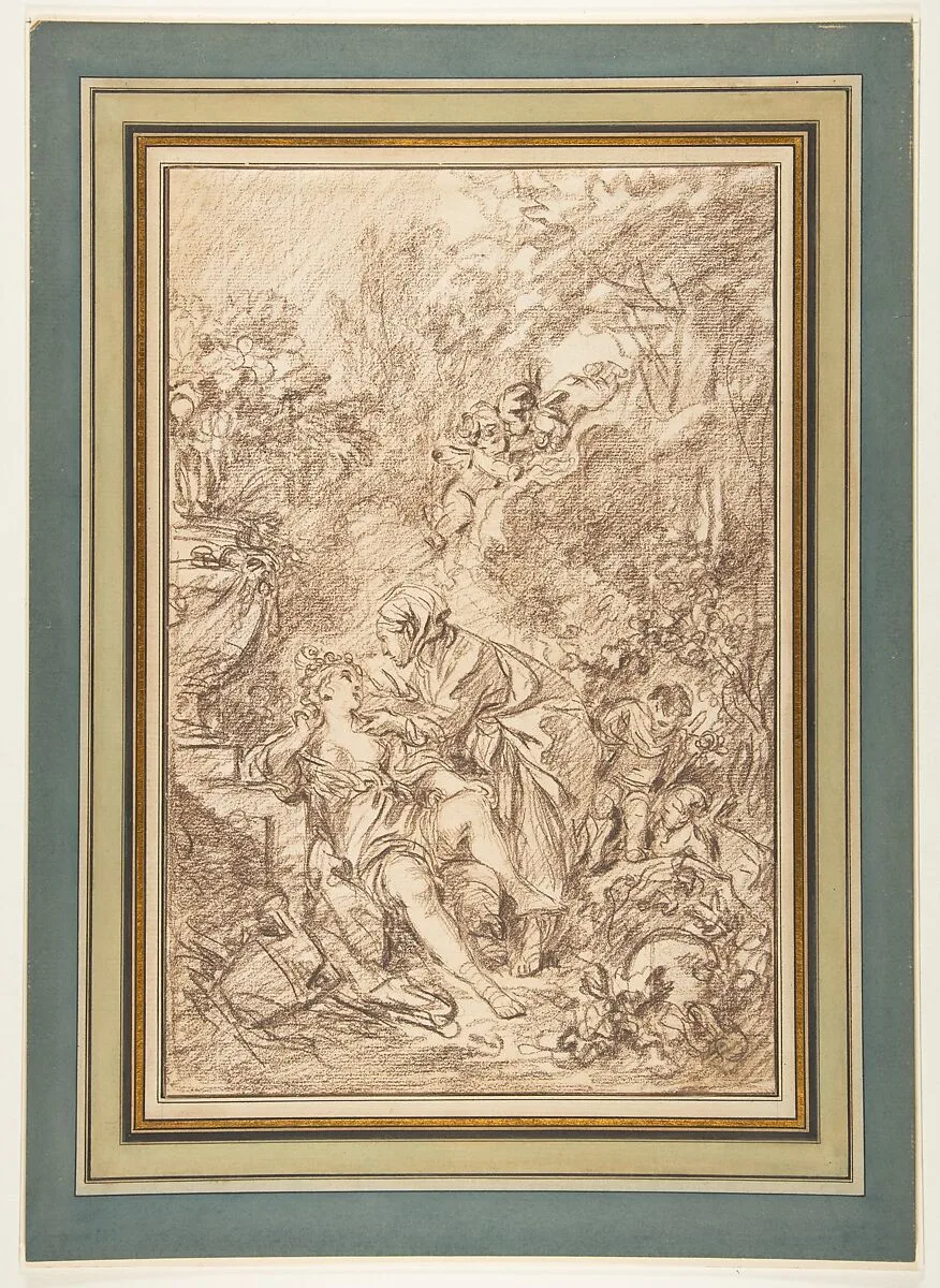 Vertumnus and Pomona — François Boucher