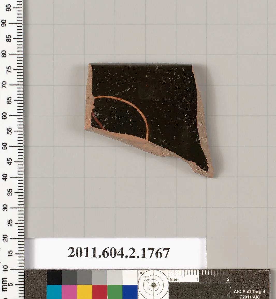 Terracotta rim fragment of a skyphos (deep drinking cup) — Unknown