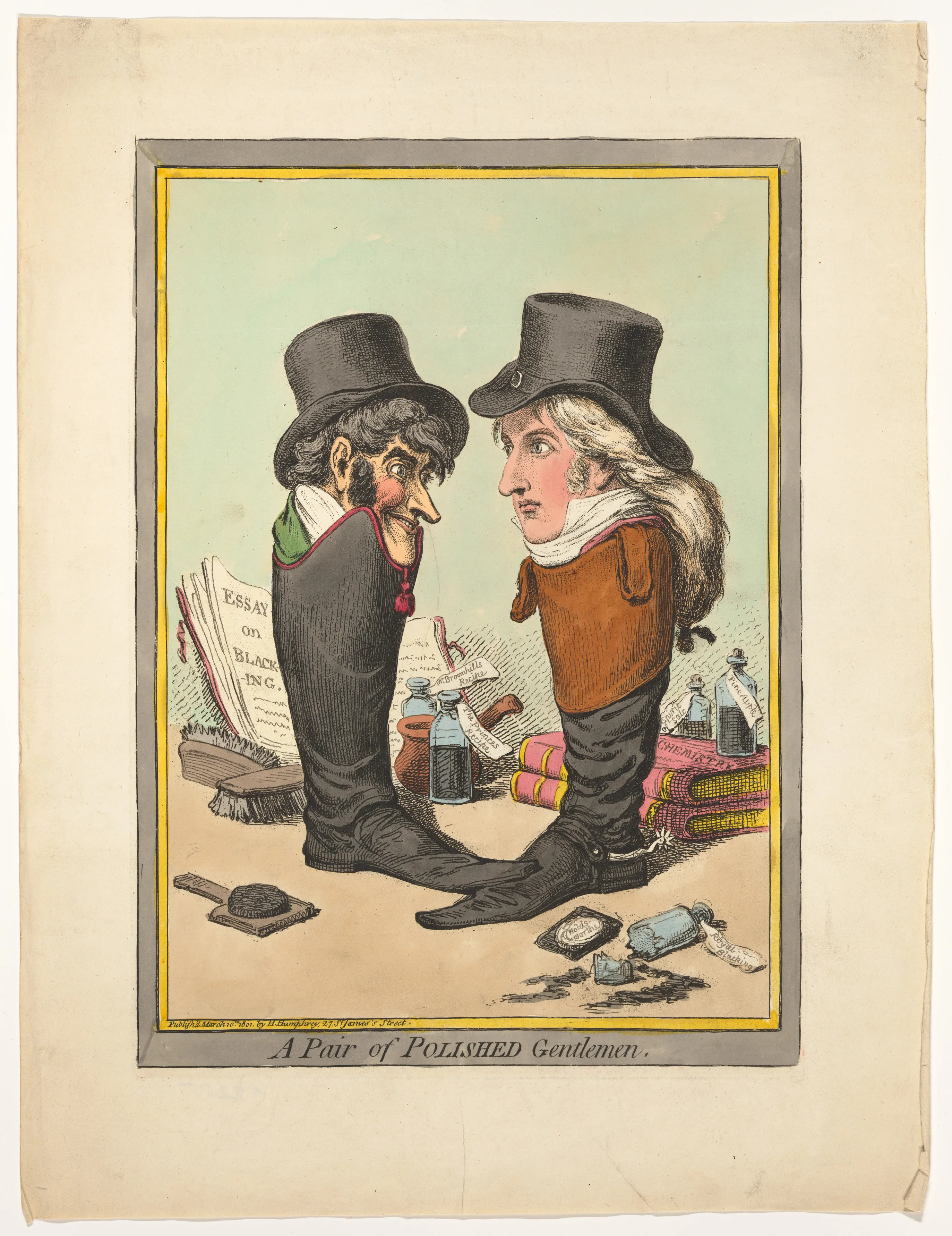 A Pair of Polished Gentlemen — James Gillray|Hannah Humphrey